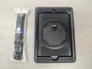 Funda Carcasa iPad con Correa Negra