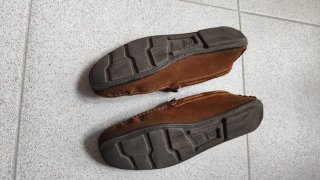 Mocasines de piel natural T41