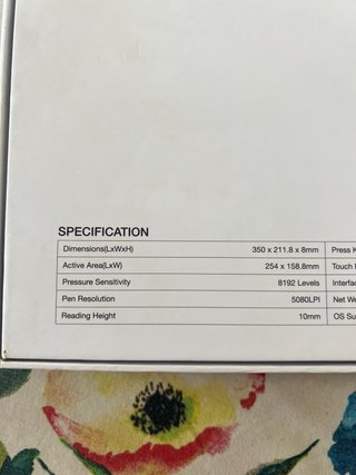 Tableta Gráfica Huion HS610