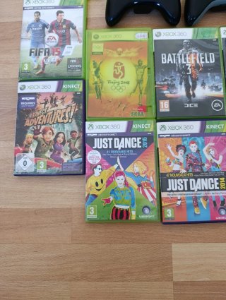 Xbox 360 Slim + Kinect + 13 Giochi