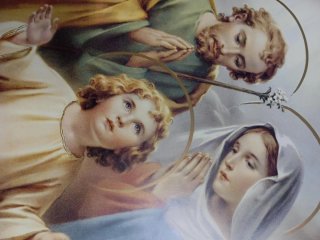 Stampa religiosa Fratelli Bonelli 30x40cm. Vintage