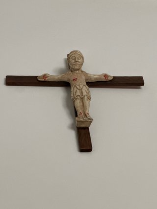 Crucifijo Cristo Románico estilo medieval