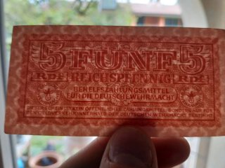 5 Reichspfennig Terzo Reich