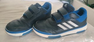 Zapatillas Adidas niño azul y blanco