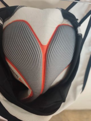 Body ciclismo uomo nero e bianco M
