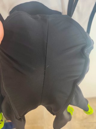 Body ciclismo uomo nero e bianco M