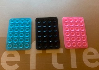 Pack 3 soporte silicona ventosa móvil