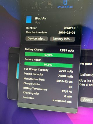 iPad Air (3ª Gen) A2152 de 64GB –negro/plata