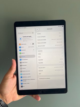iPad Air (3ª Gen) A2152 de 64GB –negro/plata