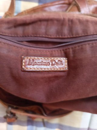 Bolso Massimo Dutti Piel Vintage Marrón