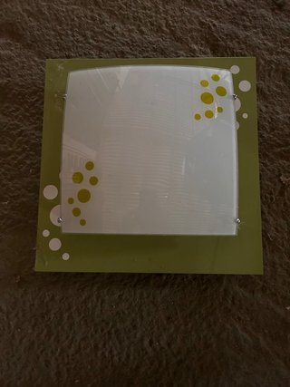 Plafón de techo cristal diseño burbujas