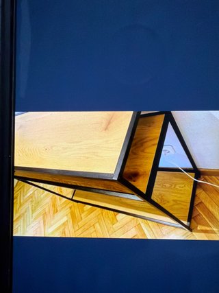 Consola moderna madera y metal