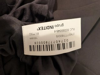 Vestido ZARA estilo oriental