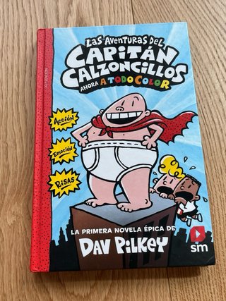 Libros capitan calzoncillos como nuevos