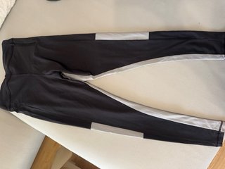Mallas Reebok Negras y Grises Talla XS