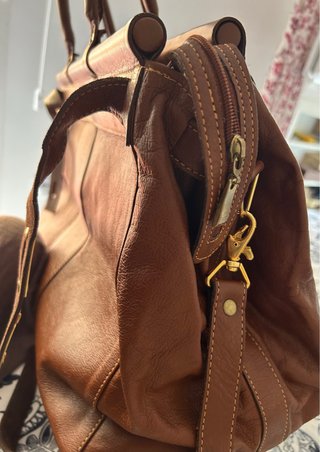 Bolso de viaje de cuero vacuno Bolwo
