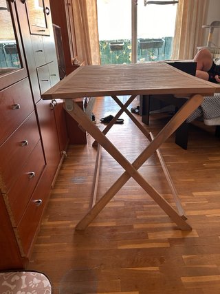 Tavolo in legno per esterni 70x114x70cm