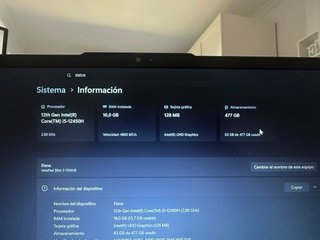 Portátil Lenovo IdeaPad Slim 3 15IAH8 Gris