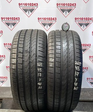 225 45 17 Y PIRELLI RUEDA AL 90% VIDA UTIL