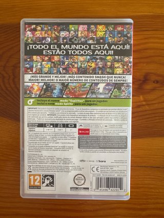 Super Smash Bros Ultimate Nintendo Switch Juego