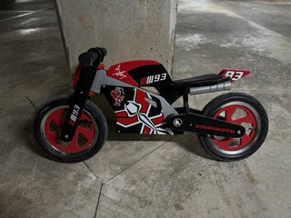 Moto de madera infantil Marc marquez