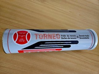 Tubo palline tennis vintage Pirelli