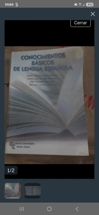 Conocimientos básicos de lengua española
