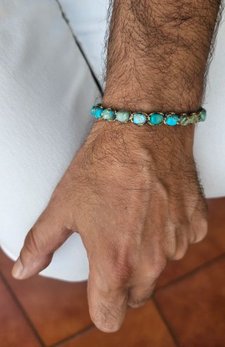 Pulsera Piedra Natural Hombre