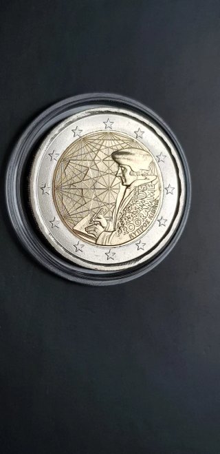 2€ Cipro 2022 Erasmus FDC da rotolino