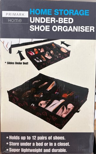 Zapatero Metálico Negro 3 Niveles