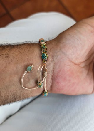 Pulsera de piedra natural para hombre