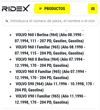 ROTULA SUSPENSION VOLVO BRAZO EJE VER MODELOS