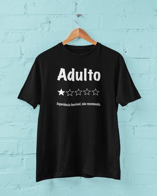 T-shirt Adulto Estampa Divertida