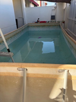 Piscina desmontable metal/plástico