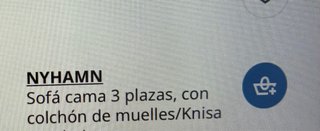 Sofá Cama Ikea 3 Plazas Tela Beige