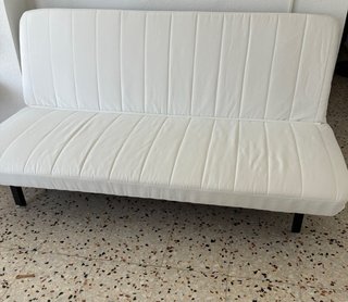Sofá Cama Ikea 3 Plazas Tela Beige