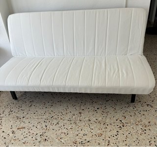 Sofá Cama Ikea 3 Plazas Tela Beige