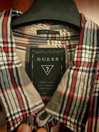 Camicia Guess Uomo Fantasia a Quadri