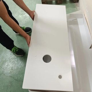 Mueble de baño madera con 2 cajones