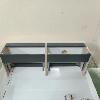 Mueble de baño madera con 2 cajones