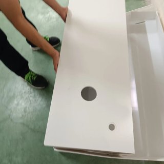 Mueble de baño madera con 2 cajones