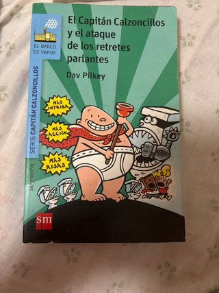 Primeros 3 libros deL CAPITÁN CALZONCILLOS
