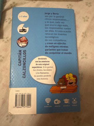 Primeros 3 libros deL CAPITÁN CALZONCILLOS