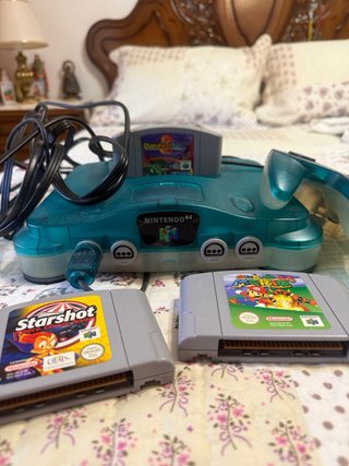 Nintendo 64 con 3 juegos