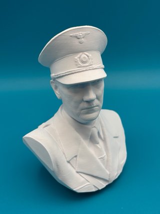Busto plastica 20cm guerra mondiale