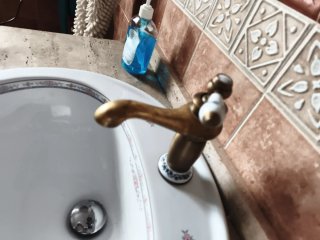 2 Grifos Lavabo y uno  ducha rústicos