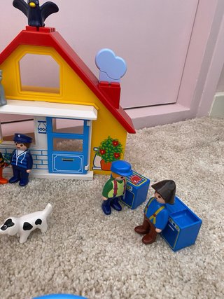 Playmobil 1-2-3 Casa, Piscina y Barbacoa