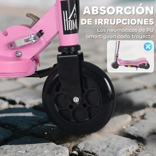 Monopattino Elettrico Pieghevole per Bambini Rosa