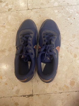 Tenis Nike Azul Marino y Rosa Palo