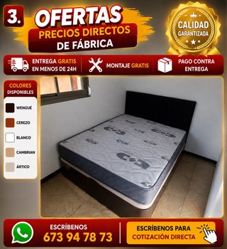 Letto con contenitore e materasso in offerta